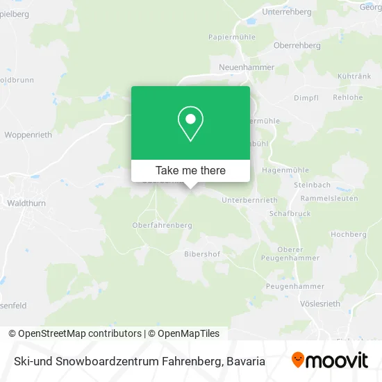 Карта Ski-und Snowboardzentrum Fahrenberg