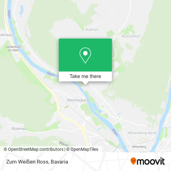Карта Zum Weißen Ross