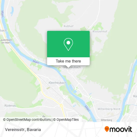 Карта Vereinsstr.