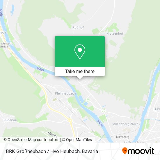 BRK Großheubach / Hvo Heubach map