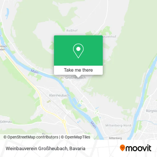 Карта Weinbauverein Großheubach
