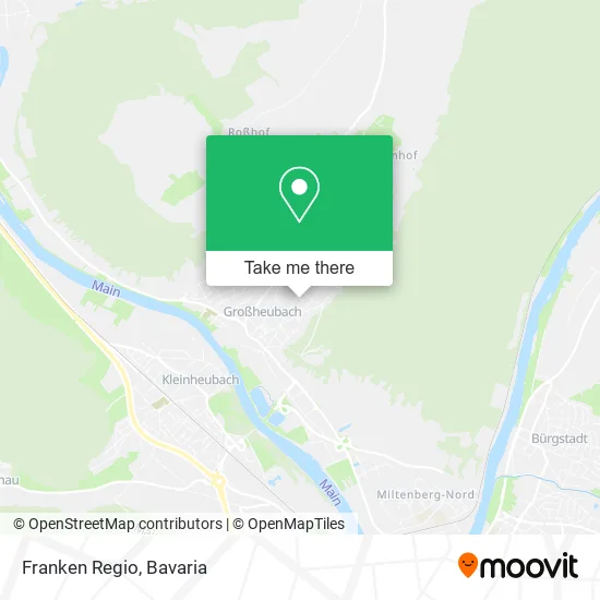 Карта Franken Regio