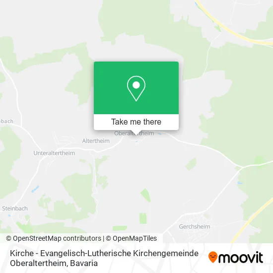 Карта Kirche - Evangelisch-Lutherische Kirchengemeinde Oberaltertheim
