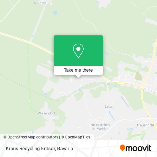 Kraus Recycling Entsor map