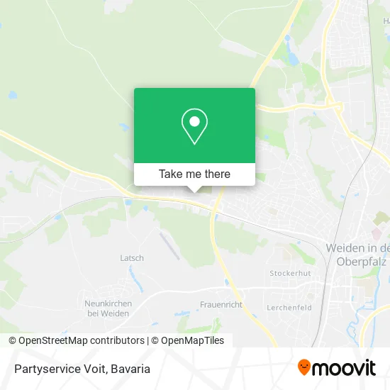 Partyservice Voit map