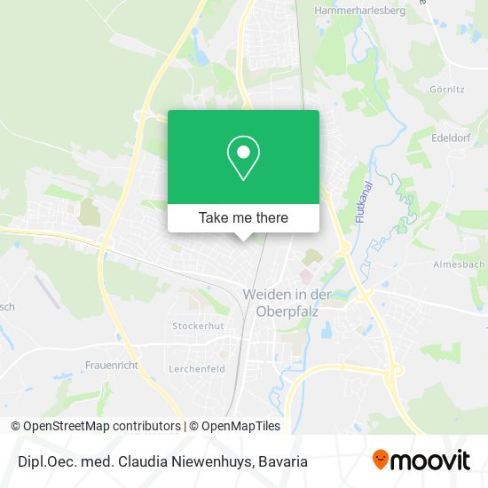 Dipl.Oec. med. Claudia Niewenhuys map