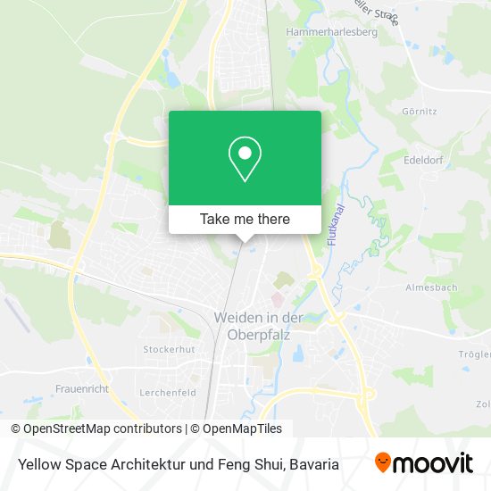 Yellow Space Architektur und Feng Shui map