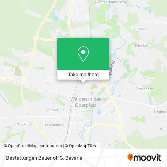 Bestattungen Bauer oHG map