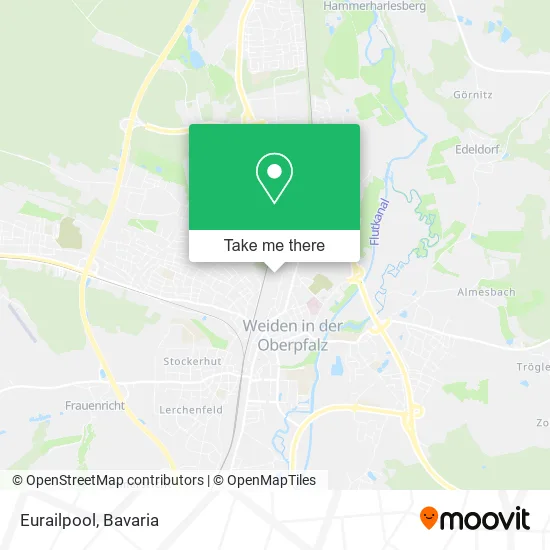 Карта Eurailpool