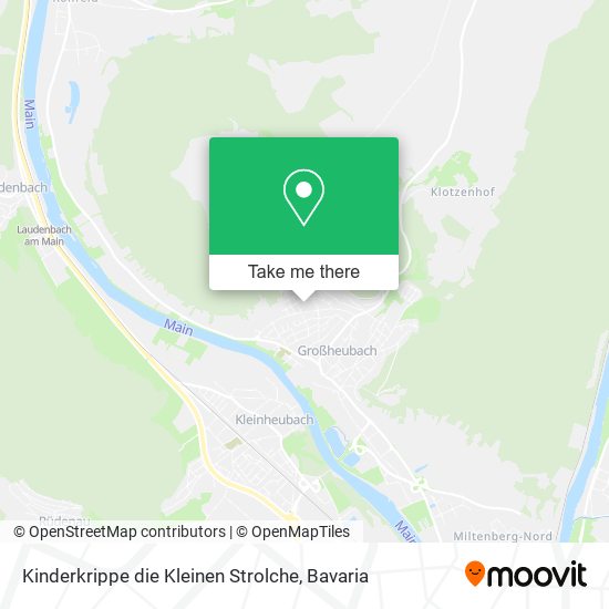 Kinderkrippe die Kleinen Strolche map