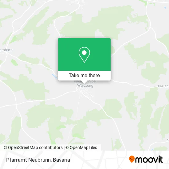 Карта Pfarramt Neubrunn