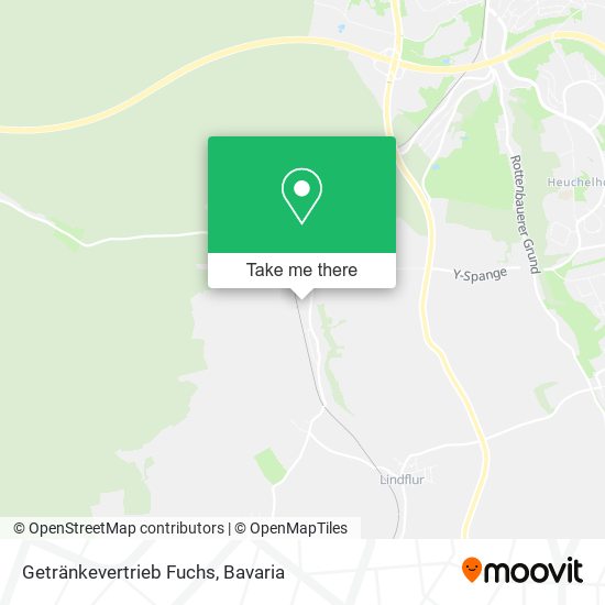 Getränkevertrieb Fuchs map