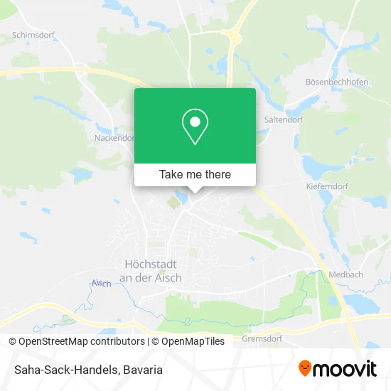 Карта Saha-Sack-Handels