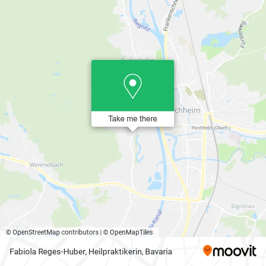 Карта Fabiola Reges-Huber, Heilpraktikerin