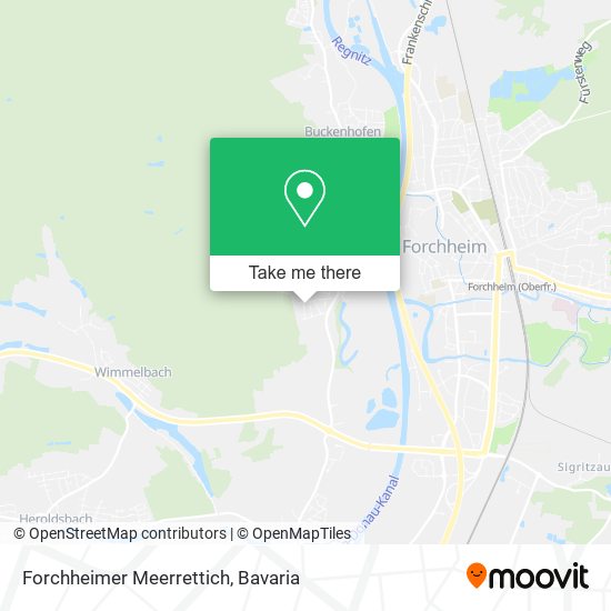 Карта Forchheimer Meerrettich