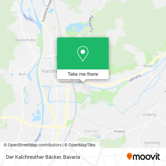 Карта Der Kalchreuther Bäcker