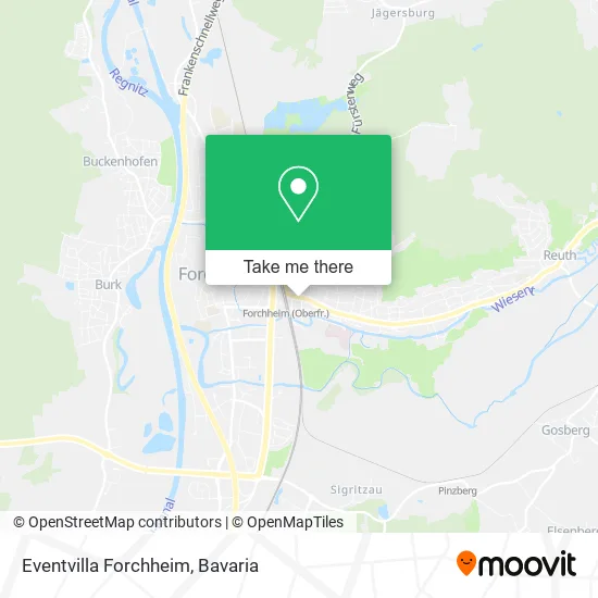 Карта Eventvilla Forchheim