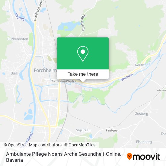 Ambulante Pflege Noahs Arche Gesundheit-Online map