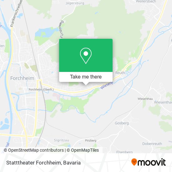 Statttheater Forchheim map