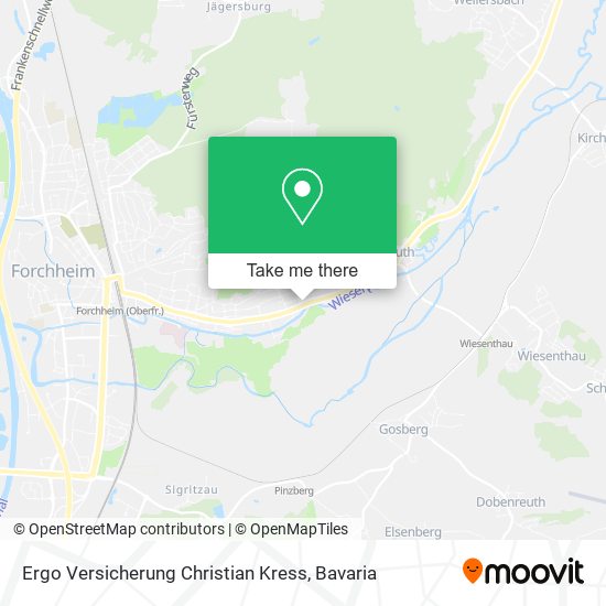 Ergo Versicherung Christian Kress map