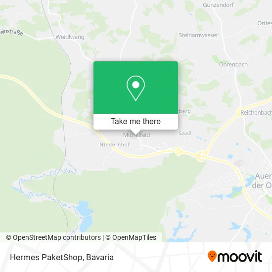 Карта Hermes PaketShop
