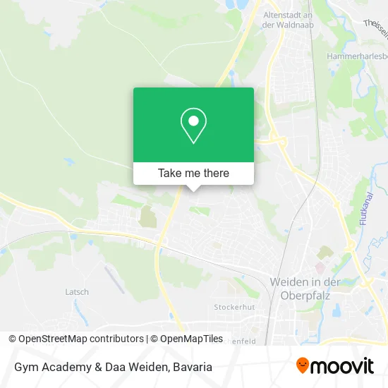 Карта Gym Academy & Daa Weiden