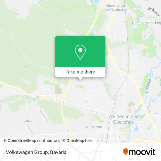 Карта Volkswagen Group