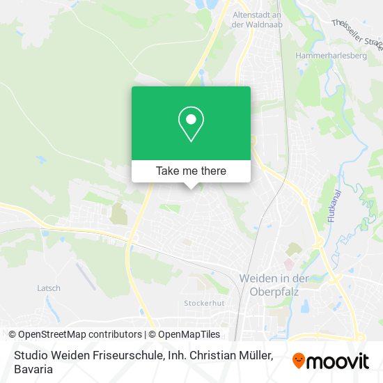 Studio Weiden Friseurschule, Inh. Christian Müller map