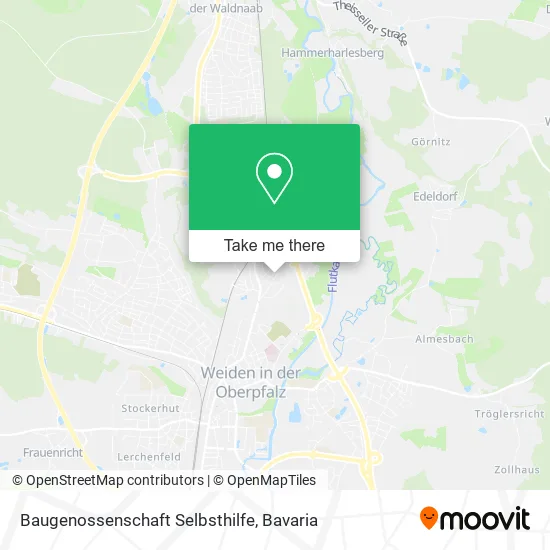 Карта Baugenossenschaft Selbsthilfe