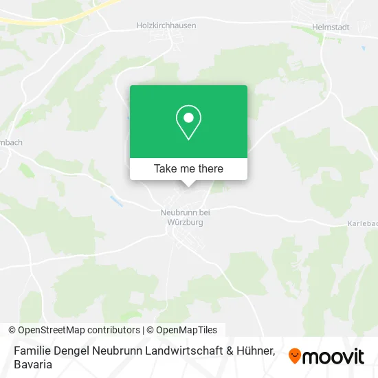 Карта Familie Dengel Neubrunn Landwirtschaft & Hühner