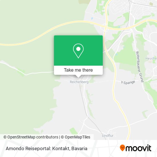 Amondo Reiseportal: Kontakt map
