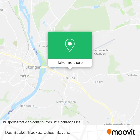 Карта Das Bäcker Backparadies