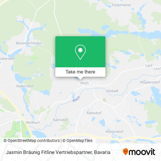 Jasmin Bräunig Fitline Vertriebspartner map