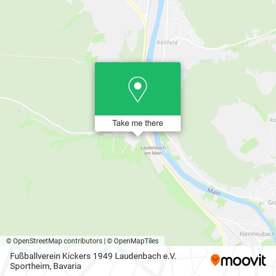 Fußballverein Kickers 1949 Laudenbach e.V. Sportheim map
