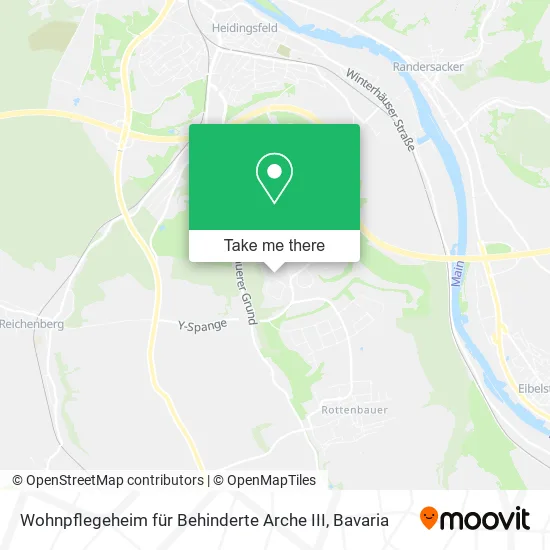 Карта Wohnpflegeheim für Behinderte Arche III