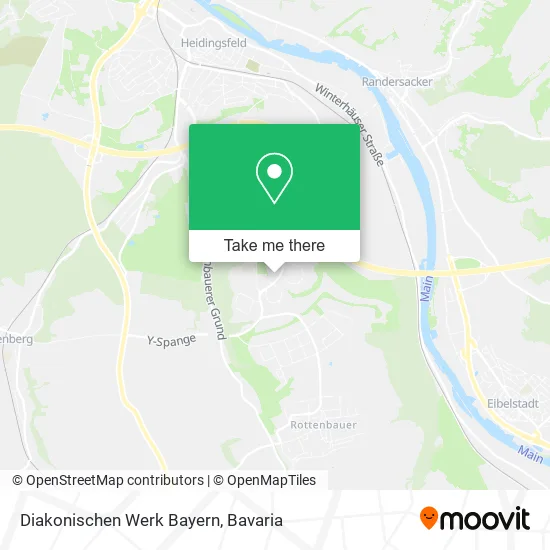 Карта Diakonischen Werk Bayern