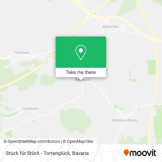 Карта Stück für Stück - Tortenglück