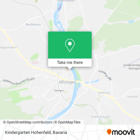 Kindergarten Hohenfeld map