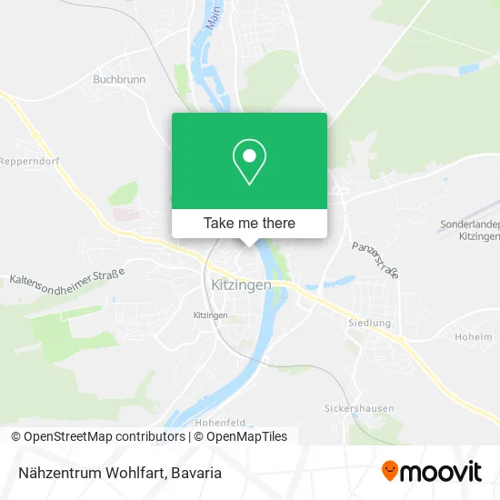 Карта Nähzentrum Wohlfart