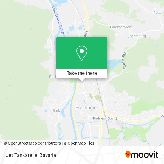 Карта Jet Tankstelle