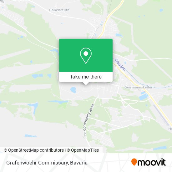 Grafenwoehr Commissary map