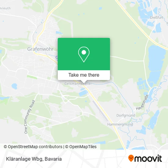 Карта Kläranlage Wbg