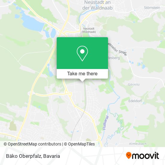 Bäko Oberpfalz map