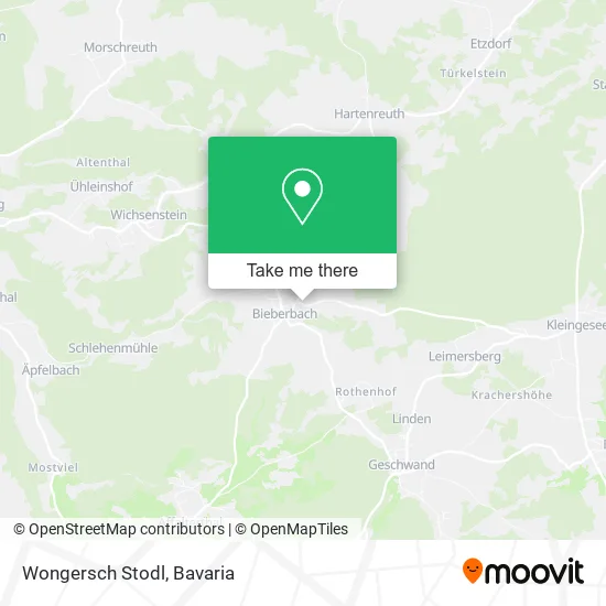 Карта Wongersch Stodl