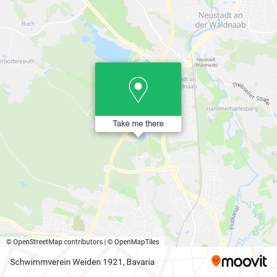 Schwimmverein Weiden 1921 map