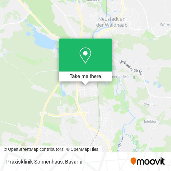 Praxisklinik Sonnenhaus map