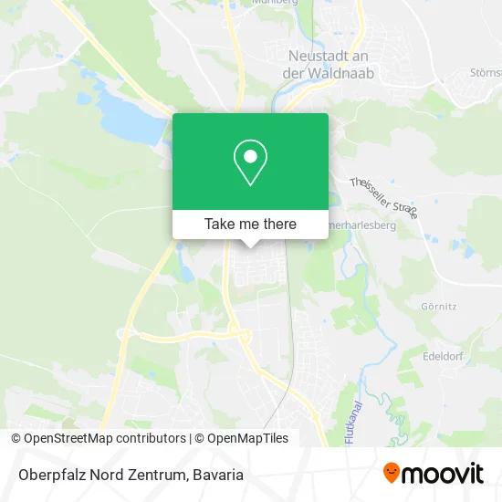 Карта Oberpfalz Nord Zentrum