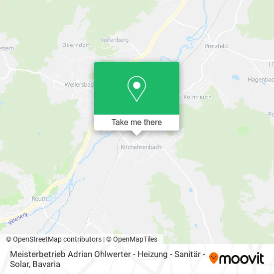 Карта Meisterbetrieb Adrian Ohlwerter - Heizung - Sanitär - Solar