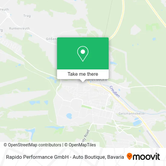 Rapido Performance GmbH - Auto Boutique map