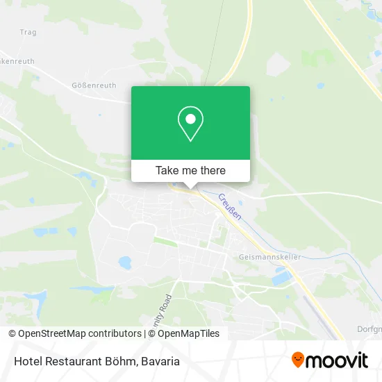 Карта Hotel Restaurant Böhm